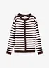 Cardigan girocollo in filato fine, bonprix