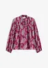 Tunica di chiffon con fantasia paisley, bonprix