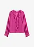 Blusa con volant, bonprix
