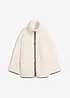 Giacca oversize in pile teddy, bonprix
