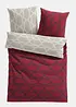 Biancheria da letto double-face in fantasia grafica, bonprix