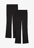 Leggings svasati (pacco da 2), bonprix