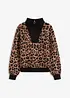 Maglione con mezza zip, bonprix
