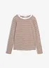 Maglia a maniche lunghe in puro cotone biologico, bonprix