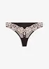 Perizoma in pizzo bicolore, bonprix