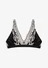 Bralette in pizzo bicolore, bonprix
