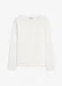 Maglia di cotone con maniche lunghe in popeline, bonprix