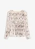 Maglia a maniche lunghe con paillettes, bonprix