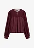Maglia a maniche lunghe con pizzo, bonprix