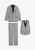 Completo (3 pezzi) giacca, pantaloni, gilet, regular fit, bonprix