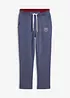 Pantaloni da jogging in puro cotone con dettagli sportivi, bonprix
