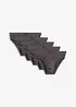 Slip alto con cotone (pacco da 5), bonprix