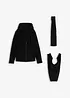 Giacca in pile 4-in-1 con inserto babywearing  utilizzabile sia sul davanti che sul retro, bonprix