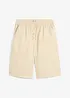 Bermuda in misto cotone paper touch, bonprix