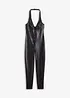 Catsuit ouvert in look bagnato, bonprix
