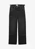 Jeans wide leg, vita media, bonprix