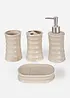 Set accessori bagno (set 4 pezzi), bonprix