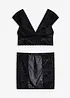Reggiseno bustier e gonna (set 2 pezzi), bonprix