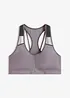 Reggiseno sportivo leggermente lucido con sostegno medio, bonprix