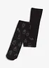 Collant con stampa natalizia glitterata, bonprix