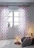 Tenda trasparente con cuori (pacco da 1), bonprix