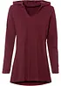 Maglia lunga con cappuccio, bonprix