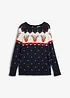 Maglione natalizio con renne, bonprix