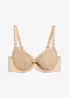 Reggiseno con coppe preformate, ricamo delicato e catenella rimovibile, bonprix