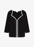 Maglia con bordi a contrasto, bonprix