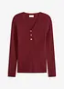 Maglione a coste con viscosa, bonprix