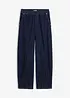 Jeans barrel con elastico in vita, vita media, bonprix