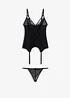 Corsetto con reggicalze e perizoma (set 2 pezzi), bonprix