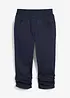 Pantaloni capri di misto cotone con cinta comoda, bonprix