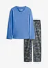 Pigiama in puro cotone (set 3 pezzi), bonprix