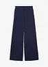 Pantaloni larghi con pieghe laterali, bonprix