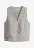 Gilet gessato in stile sartoriale, bonprix