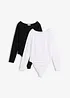 Body a maniche lunghe (pacco da 2), bonprix