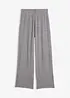 Pantaloni in jersey effetto maglia, bonprix