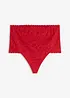 Perizoma con pizzo a cuoricini ed effetto modellante medio, bonprix