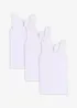 Canottiera con morbido cotone (pacco da 3), bonprix