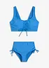 Bikini a bustier con laccetti (set 2 pezzi), bonprix