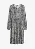Abito midi in jersey di misto viscosa, bonprix