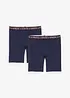 Boxer aderenti in lunghezza midi con cotone (pacco da 2), bonprix
