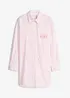 Camicia da notte oversize in tessuto di puro cotone, bonprix