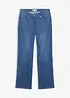 Jeans straight con cotone biologico loose fit, vita media, bonprix