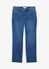 Jeans straight cropped con cotone biologico, vita media, bonprix