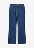 Jeans bootcut con cinta comoda, vita media, bonprix