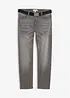 Jeans elasticizzati straight regular fit con cintura, bonprix