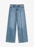 Jeans wide leg extra lunghi low stretch, vita media, bonprix