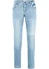 Jeans elasticizzati straight,  vita media, bonprix